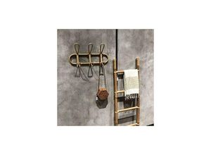 6273997587975 - Longziming - Rattan Wandhaken Kinder Kleidung Organizer Rack Kleidung Hut Hängehaken Rattan Kleiderbügel Kinderzimmer Dekor Kleiderbügel für