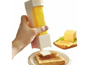 6273997601466 - Hiasdfls - Gaolamber Butter Cutter mit einem Klick mit Edelstahlklinge Käseabscheider Butter Brot Kuchen Kekse Brot zu machen