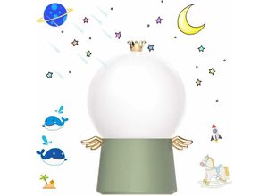 6273997876222 - Baby-Projektor-Nachtlicht Kinder-LED-Nachtlicht Sternenhimmel-Projektorlampe 360 ° drehbar 8 Lieder 6 Projektionsfilme USB-Aufladung für