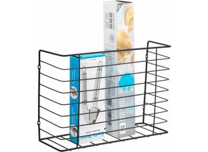 6273997894509 - Kitchen Wrap Organizer Rack Schranktür Schranktür Speisekammertür Aufbewahrungskorb zum Aufhängen an der Wand