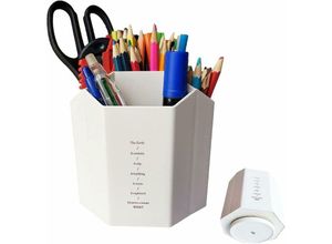 6273997900606 - Schreibtisch-Organizer Stiftebehälter Schreibtisch-Stiftebehälter Zuhause Büro Schule Stifte Make-up-Pinselhalter Aufbewahrungs-Organizer