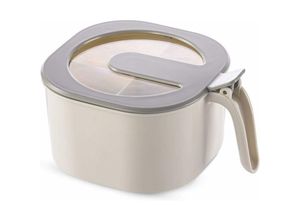 6273997905366 - Gewürzdose Gewürzdose 1 Gewürzglas Gewürzdose mit Deckel aus ps+pp sicher und ungiftig für Salz Zucker Pfeffer Gewürze (grau) 6273997905366 - Gewürzdose Gewürzdose 1 Gewürzglas Gewürzdose mit Deckel aus ps+pp sicher und ungiftig für Salz Zucker Pfeffer Gewürze (grau)