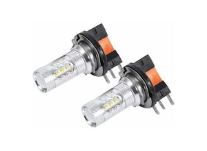 6273998109435 - Hiasdfls - Auto LED-Zwiebeln 2 Stück hid 80W H15 LED-Lampen leuchtet extrem helle Licht-Flaggschiff-Lampe für reines weißes Auto