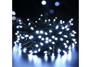 6273999009246 - Weihnachtsbaum-Lichterkette 30 m 300 LED-Weihnachtslicht Outdoor Indoor kaltweiß 8 Modi wasserdicht Lichterkette für Party Baum Hochzeit