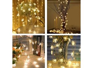 6273999009314 - Hiasdfls - led Weihnachtslichterkette Tannenzapfen Lichterkette Kupferdraht Lampe led Lichterkette für Weihnachtsbaum Party Hochzeit Heimdekoration