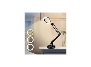 6273999012628 - Led Flexible Arms Büro Lampe Intensität   Temperatur Einstellbar usb Architect Bettlampe Industrielle Black Metal Design Leselampe [Energieklasse a