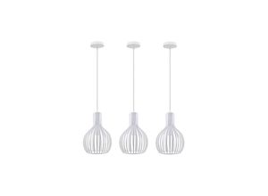 6277291422840 - Stück Industrielle Vintage Stoex Pendelleuchte 3 Lichter Retro-Stil Kronleuchter Deckenleuchten Lampe Küche Wohnzimmer Esszimmer Schlafzimmer Ø20