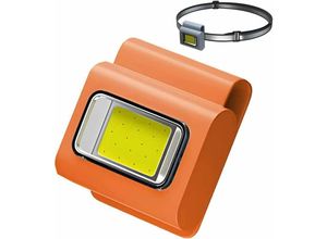 6277291876537 - Longziming - Sicherheitslauflichter wiederaufladbare LED-Leuchten Fahrausrüstung für Camping Wandern Laufen Outdoor-AbenteuerOrange