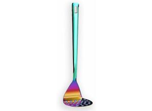 6277291877398 - Regenbogen-Kartoffelstampfer robuster Kartoffelstampfer aus Edelstahl und Metall mit Regenbogen-Titanbeschichtung Kartoffelstampfer-Utensil