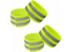 6277291878296 - Stücke Reflektierendes Sicherheitsarmband verstellbares reflektierendes Armband und elastisches Sicherheitsreflexband für Outdoor-Joggen Radfahren