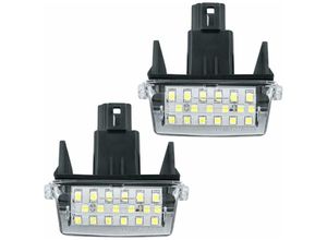 6277291879248 - Longziming - Pack hintere Kennzeichenbeleuchtung für Toyota Auris Camry Corolla Esquire Highlander Prius Yaris Corolla