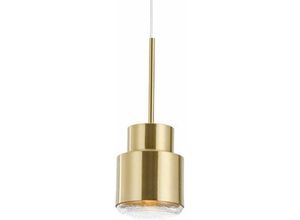 6277291882514 - Longziming - D13cm H36cm E27 Nordic Gold Glas moderne Pendelleuchte hängende Esszimmerküche Inselbeleuchtung Designerlampe