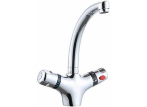 6286503036867 - Mumu - Waschbecken-Wasserhahn Waschbecken-Wasserhahn Thermostatmischer Küchenarmatur 360° drehbar Badezimmer-Waschbecken-Wasserhahn für Boiler