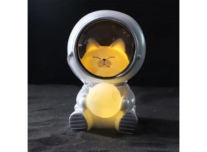 6286504346569 - Shyf - Haustier-Astronauten-Katzenlampe niedliche USB-Nachtlichter für Kinder Geburtstagsgeschenk für Kinder (Haustierkatze)