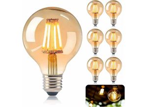 6286529286574 - E27 Vintage Edison-Glühbirne LED-Edison-Glühbirnen E27 G80 4 w Lampe Retro-Filament-Edison-Glühbirne Vintage-antike dekorative warmweiße Lampe für