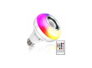 6286529323231 - Ahlsen - Musik led Glühbirne E27 Bluetooth Lautsprecher rgb Farbwechsel Glühbirne mit