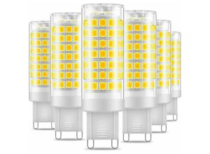 6286529328632 - Mumu - G9 LED-Glühbirne kein Flimmern 7 w LED-Lampen kaltweiß 6000 k 650 lm energiesparendes Äquivalent zu 60 w Halogenlicht 360-Grad-Winkel