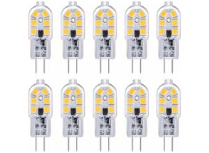 6286529332004 - Mumu - G4-LED-Leuchtmittel für Dunstabzugshauben 12 v 2 w Kaltweiß 6000 k 200 lm G4-Bi-Pin-Halogen-Äquivalent 12 v ac dc G4-LED-Lampe für