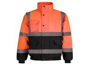 6286529356123 - Reflection Warnschutzjacke -2 Tonnen Fluo Orange Navy - Größe S