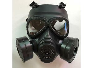 6286529361752 - Atemschutzmaske Tactical Black Gas Mask Military Style Gesichtsschutzmaske Outdoor