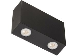 6291105700801 - Lucande - Eckige Außenwandleuchte Henor mit 4 LEDs - grafit