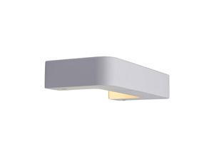 6291105701068 - Lindby - Bügelförmige Halogen-Wandleuchte Isra aus Gips - weiß