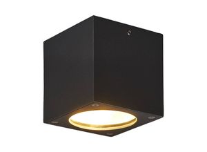 6291105701693 - Lucande - Eckige LED-Deckenleuchte Meret für außen - grafit klar