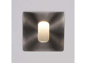 6291105704106 - Lucande - Eckige Wandeinbauleuchte Telke mit led IP65 - edelstahl