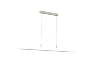 6291105709736 - 180 cm - schlanke LED-Hängelampe Tolu dimmbar - nickel matt gebürstet chrom