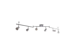 6291106555387 - Lindby - Deckenlampe Arminius 6-flg 120 cm chromfarben - chrom