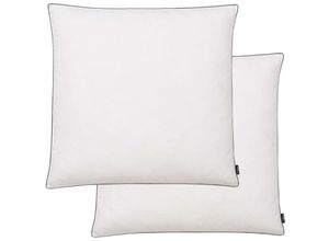 6296500962410 - Kissen 2 Stk Daunen- Federfüllung Leicht 80x80 cm Weiß CFW718870