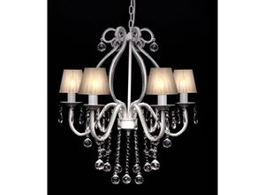 6296500963387 - Bonnevie - Kronleuchter mit 2300 Kristallen Weiß CFW128042