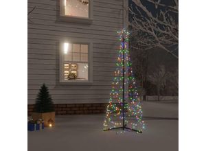 6296500964568 - Bonnevie - LED-Weihnachtsbaum Kegelform Mehrfarbig 200 LEDs 70x180 cm CFW295348