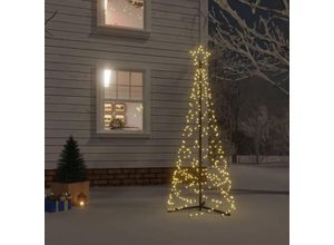 6296500964582 - LED-Weihnachtsbaum，Outdoor-Lichterketten，Weihnachtsschmuck Weihnachtsdekoration Kegelform Warmweiß 200 LEDs 70x180 cm CIW49797