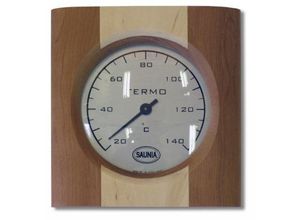 6416392995161 - Nikkarien Saunia - Nikkarien Sauna Thermometer Birke mit einem Streifen Kiefernholz 516L