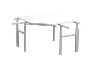 6416763084821 - Ecktisch Serie TP manuell höhenverstellbar für 2 Grundtische mit Etagenbord Tiefe 900 mm Treston 6416763084821 - Ecktisch Serie TP manuell höhenverstellbar für 2 Grundtische mit Etagenbord Tiefe 900 mm Treston