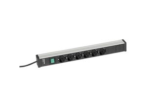 6416763090044 - Steckdosenleiste 468 5 6-fach An Aus-Schalter 45 m langes Kabel 16 A 250 V B 468 x T 44 x H 52 mm Aluminium 6416763090044 - Steckdosenleiste 468 5 6-fach An Aus-Schalter 45 m langes Kabel 16 A 250 V B 468 x T 44 x H 52 mm Aluminium