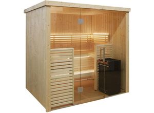 6417659025997 - Harvia - Variant View Medium Sauna Saunakabine aus Fichte ca 206 x 160 x 201 cm