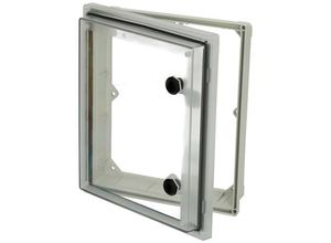 6418074320469 - PW 292409 T Sichtfenster Deckel Transparent Doppelbart UV-beständig (L x B x H) 88 x 244 x 291 mm Polycarbonat Grau 1 St