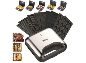 6423154023932 - 5in1 Sandwichmaker Kontaktgrill Waffeleisen Zaubernuss 800W