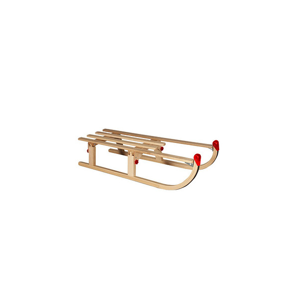 6425075136418 - Weitere - Holz-Faltschlitten klappbar 110x35x25cm Holzschlitten Schlitten Schneeschlitten