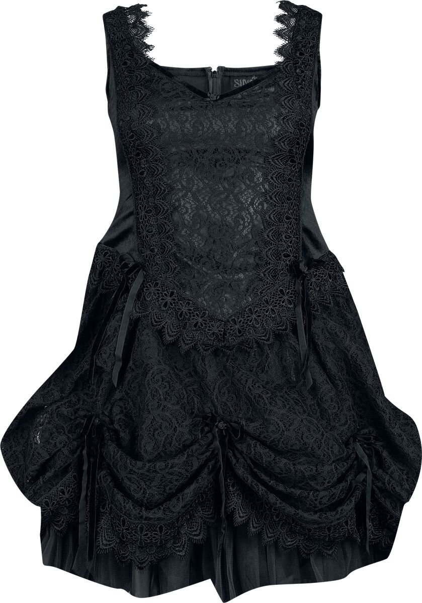 6426014728725 - Gothic Shortdress Kurzes Kleid schwarz in S