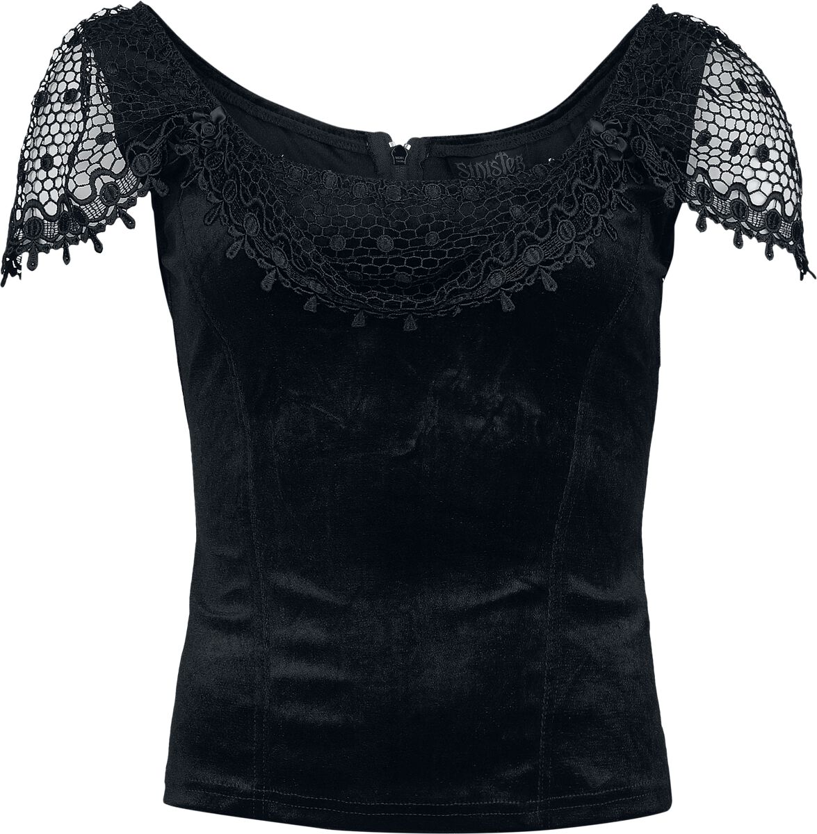 6426022223267 - Gothic Top T-Shirt schwarz in XXL