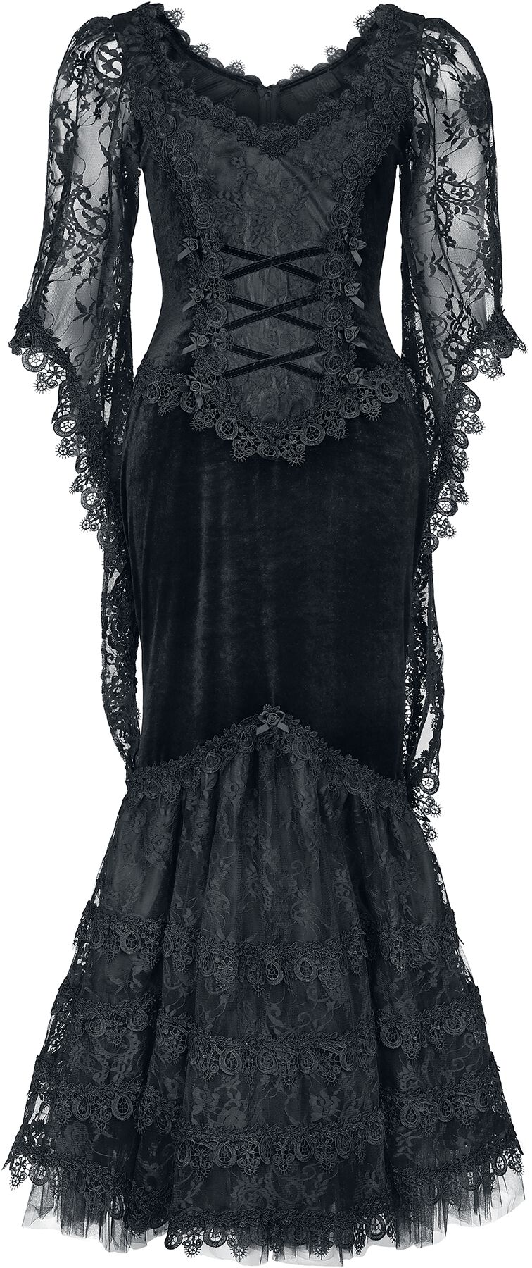 6426041361308 - Longdress Langes Kleid schwarz in XXL 6426041361308 - Longdress Langes Kleid schwarz in XXL