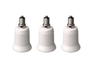 6429032717993 - Stück E12 auf E27 Lampensockel-Konverter Lampensockel-Adapter Lampensockel-Konverter für LED-Halogen-Energiespar-Smart-Glühbirnen