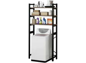 6434791515988 - Flasidu - 1 Set Toilettenaufbewahrungsregal Freistehend Mehrschichtig Platzsparend Badezimmer Diverses Diverses Organizer Haushaltswaren