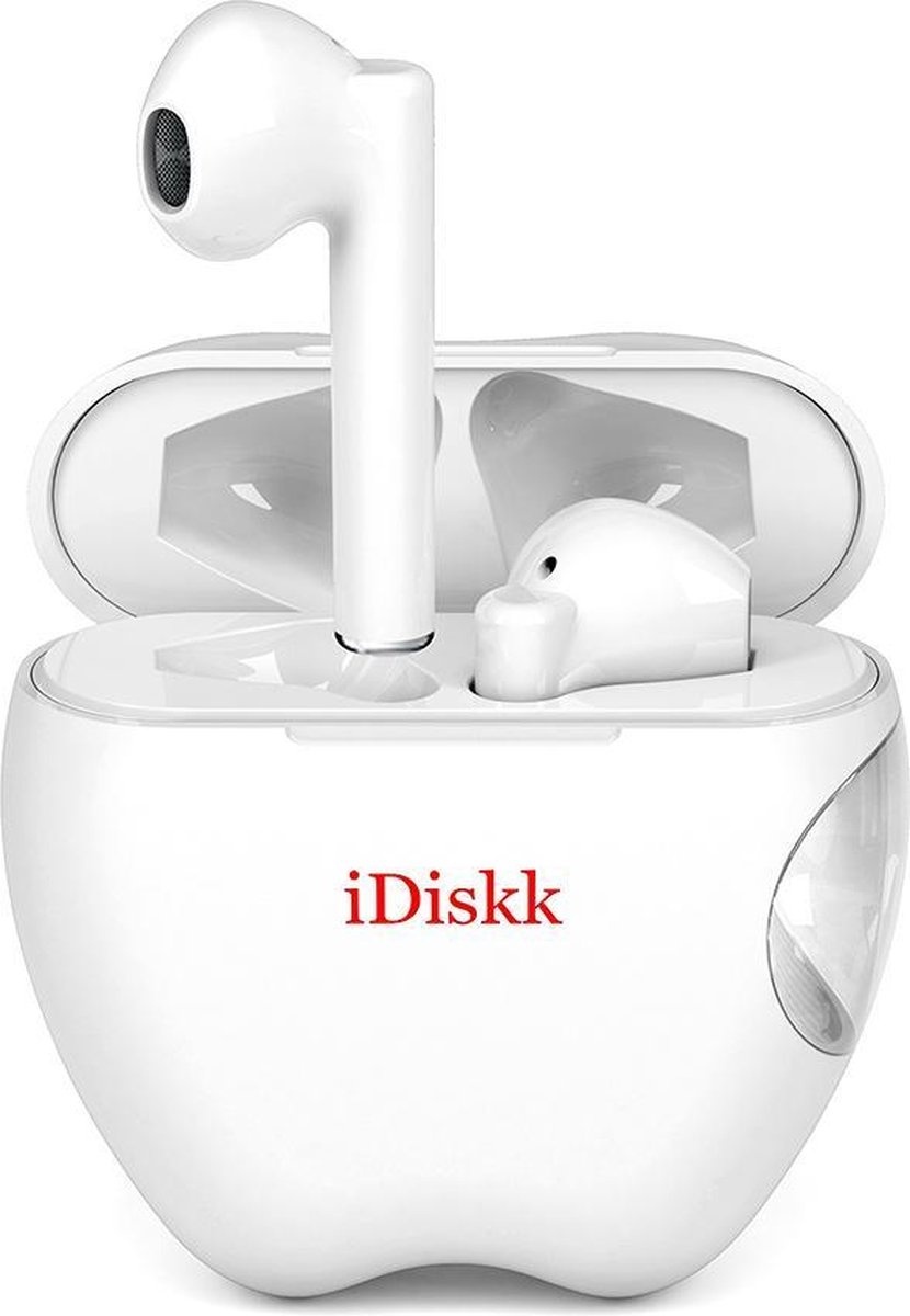 6438092044604 - iDiskk i55 Völlig drahtlose Kopfhörer Gaming-Kopfhörer - In-Ear Bluetooth Wireless - Weiß