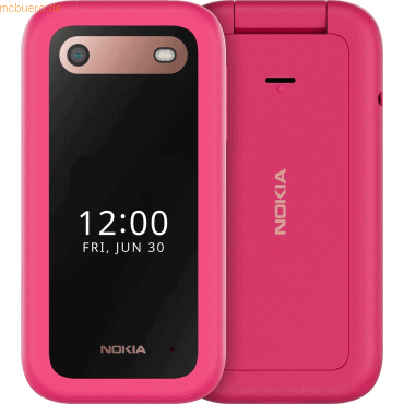 6438409088444 - NOKIA 2660 Flip Großtasten-Handy pink