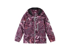 6438429989004 - - Softshelljacke VANTTI - PATTERN in deep purple Gr104