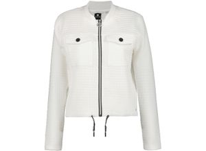 6438549844511 - Blouson Haapakoski Strukturen-Optik Tunnelzug für Damen weiß L